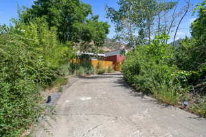 View of road featuring a mountain view