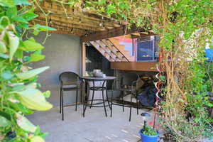 View of patio / terrace with a pergola