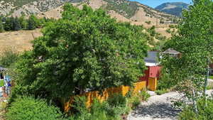 View of mountain backdrop