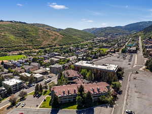 Drone / aerial view of mountains