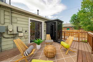 View of deck