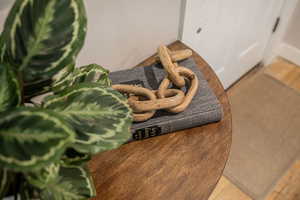 Detailed view of wood finished floors