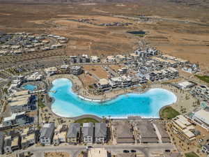 Bird's eye view of a pool