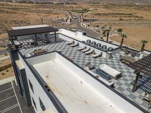 View of rural area featuring a desert landscape