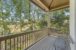 View of deck