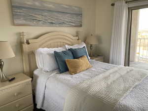 Bedroom with access to exterior