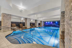 View of indoor community pool