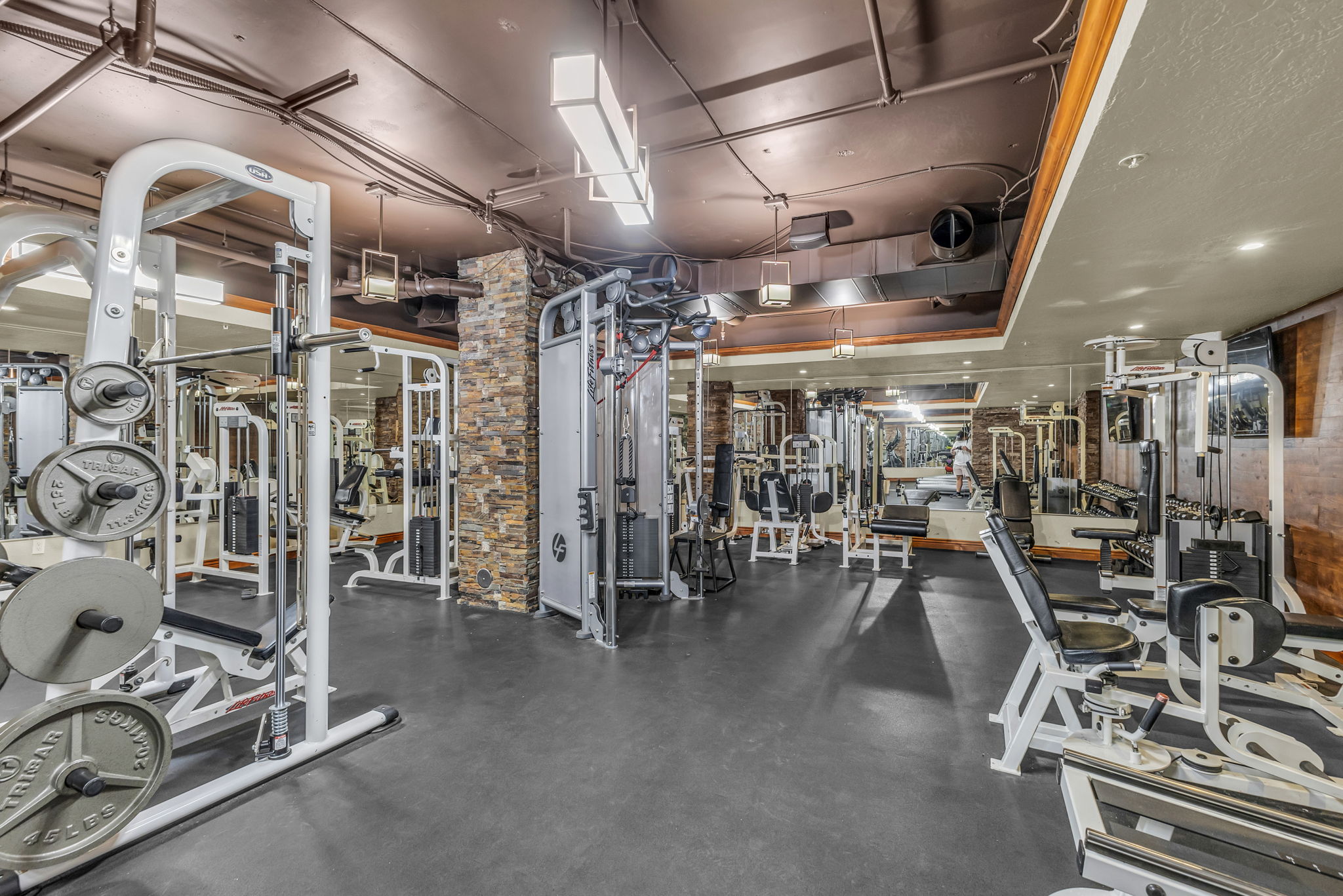View of workout area