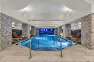 View of indoor community pool