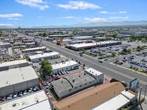 View of property location with property boundaries highlighted and a mountain backdrop