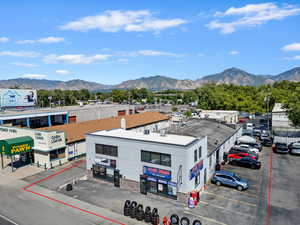 Drone / aerial view of mountains