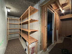 View of storage area