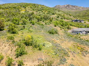 Aerial view of mountains