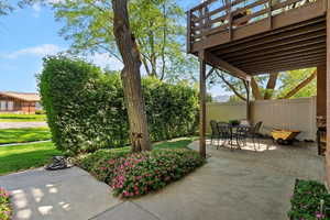 View of patio / terrace featuring outdoor dining space
