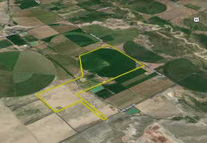 Map / location with property parcel outlined