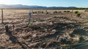 View of mountain background with rural landscape