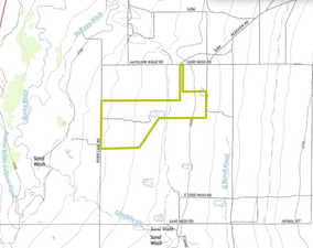 Map / location featuring property boundaries highlighted