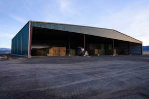 View of pole building