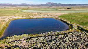 View of rural area with a water and mountain view