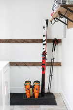 Detailed view of baseboards