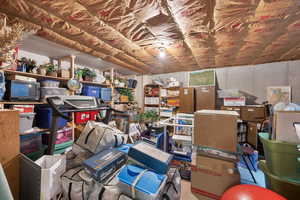View of storage room (1)right off the flex room.