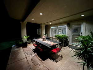 View of patio / terrace with outdoor dining space