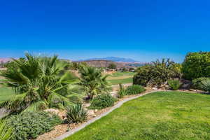 View of mountain background