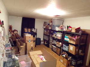 View of storage area