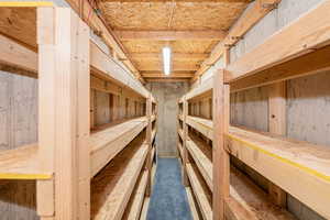 Storage with a built-in shelves