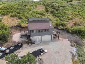 Aerial view of property and surrounding area