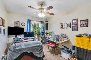 2nd bedroom is being used as an office