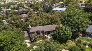 View from above of property