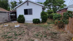 Rear view of property