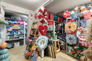 View of storage area