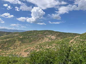 View of mountain backdrop