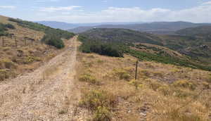 View of mountain background
