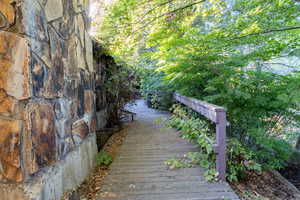 View of deck