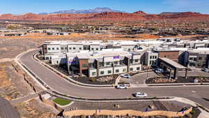 Bird's eye view of mountains