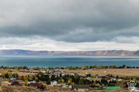 Water view featuring a mountain backdrop
