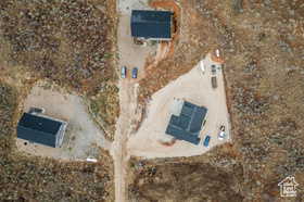 Aerial view of property and surrounding area
