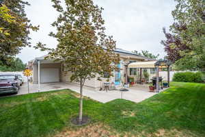 Two covered patios/carport