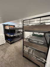 Unfurnished bedroom featuring carpet flooring