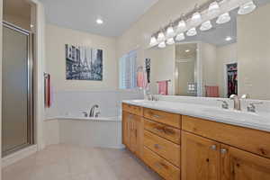 Primary bathroom suite