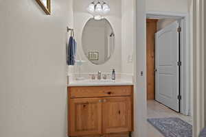 half bath by mudroom