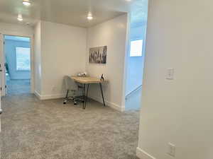 A versatile lift space upstairs provides extra room for a home office, a cozy lounge, or a play area