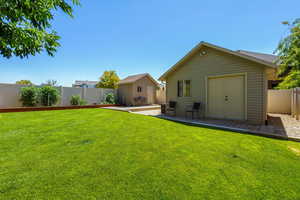 16 x 16 Heated Shop, with yard shed