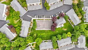 Aerial perspective of Tennis/Basketball Court