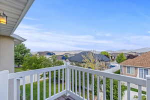 Balcony with a residential view