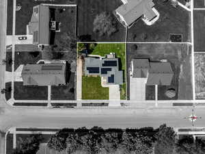 Map / location with property parcel outlined