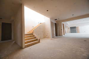 View of unfurnished living room